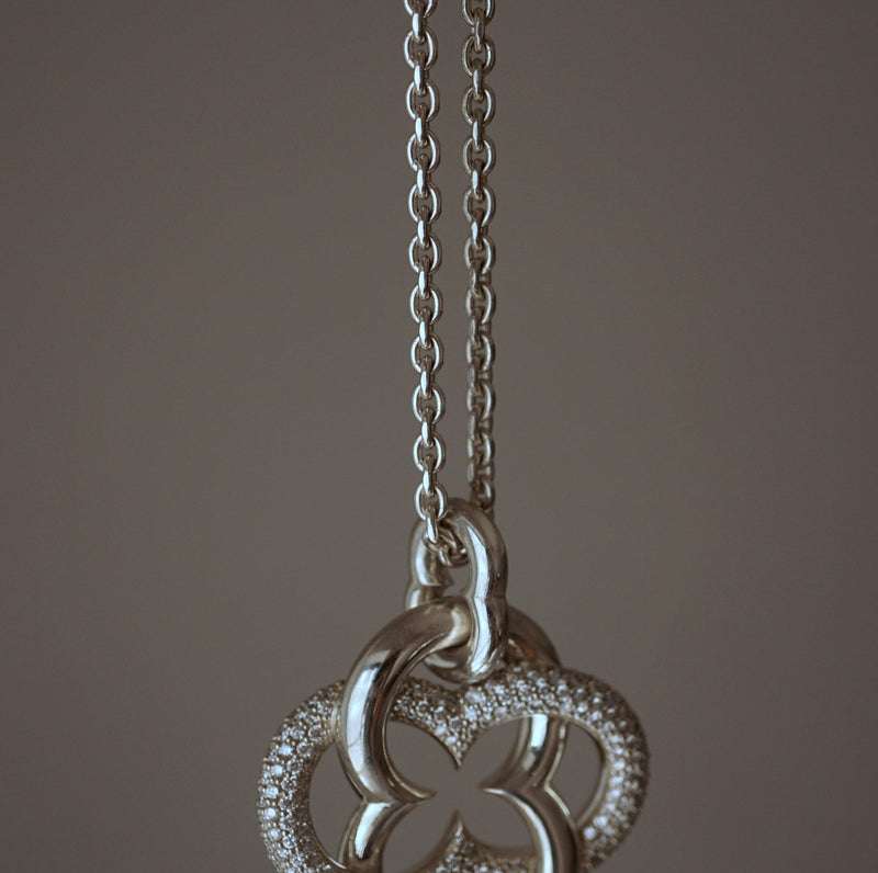 GIFTED / IMPLOSION CROSS NECKLACE TASSEL M PV（OVFC_80cm）