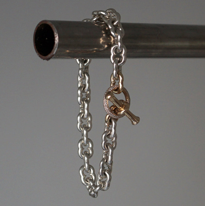 GIFTED / IMPLOSION CHAIN ​​BRACELET ROΦ2T SV_T&LPV/2P-YG