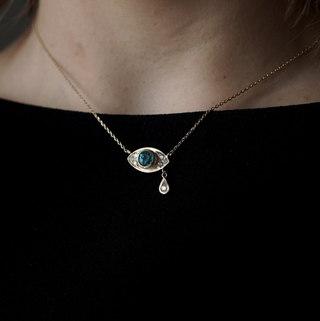 Kagann jewelry (カガンジュエリー) / Evil eye necklace ジルコン