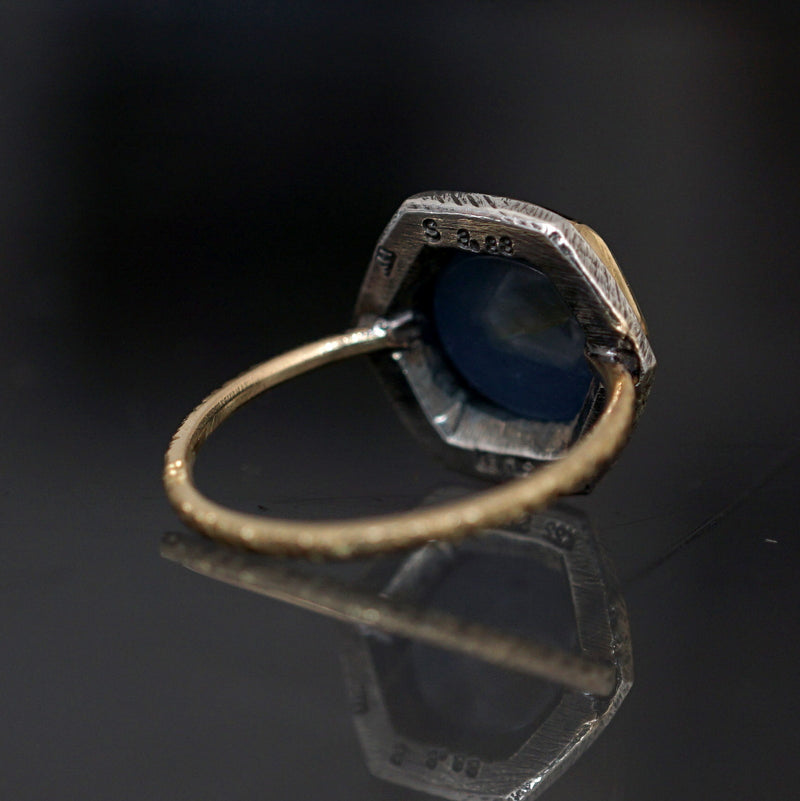 [Only posted at noon on November 4th] J&O SINRA / Natural sapphire ring (S-34)