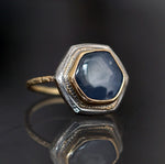 [Only posted at noon on November 4th] J&O SINRA / Natural sapphire ring (S-34)