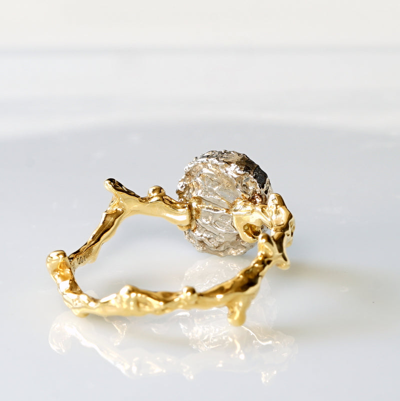 【-10/19限定】Curva ｙ Ruri JEWELRY/トラピッチェルビー・ダイヤモンドリング