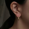 Kagann jewelry / snake hoop single earring