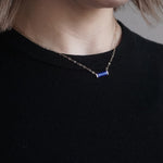 hatsuyume / necklace B K10YG Lapis Lazuli (n-0y-bs-rapi)