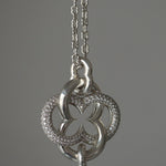 GIFTED / IMPLOSION CROSS NECKLACE TASSEL M PV（IMPLOSION NECK CHAIN ROΦ1H 80cm）