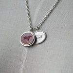 Maison de l’abeille / Intaglio ペンダントトップ アゲート「最古の壁画」SV×K9YG