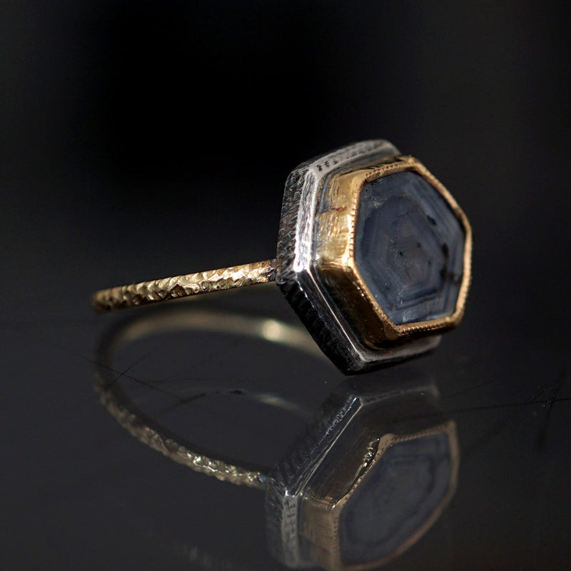 [Only posted at noon on November 4th] J&O SINRA / Natural sapphire ring (S-35)