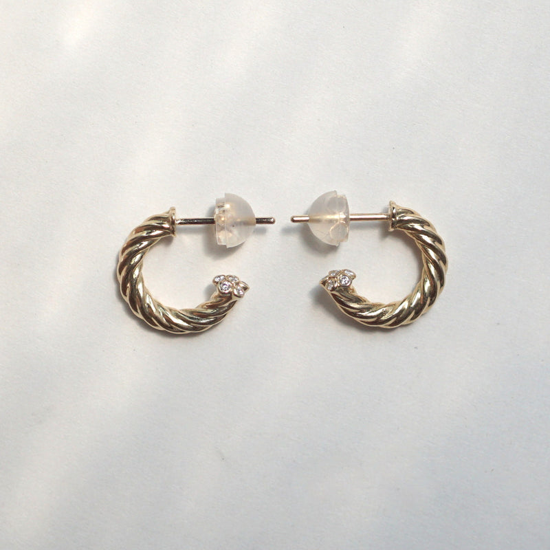 GIFTED / OPEN ROPE PIERCE K18YGD XS