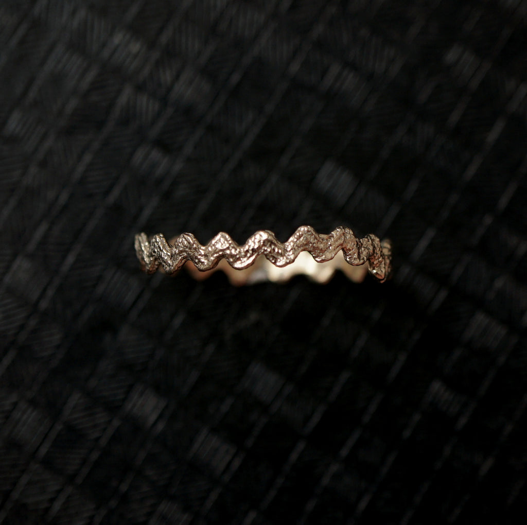 emme / K10 antique lace ring （oro5004）