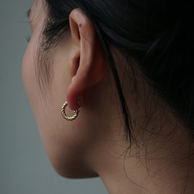 GIFTED / OPEN ROPE PIERCE K18YG XS