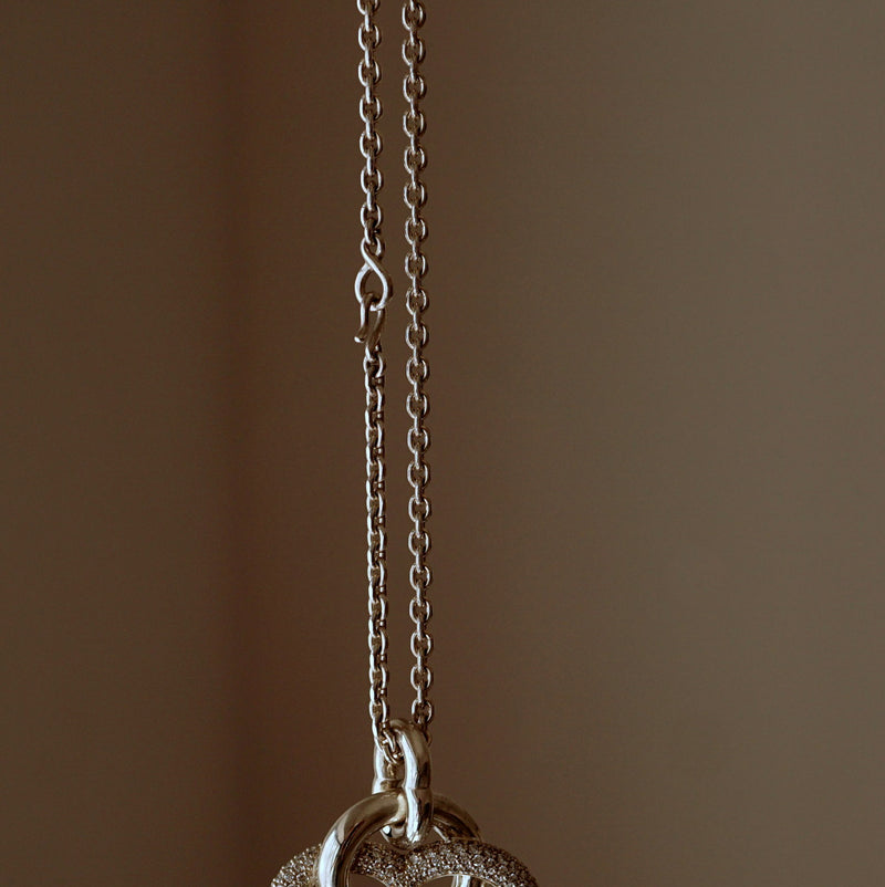 GIFTED / IMPLOSION CROSS NECKLACE TASSEL M PV（OVFC_80cm）