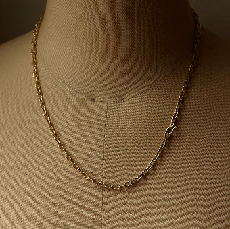 GIFTED / K18YG IMPLOSION NECK CHAIN OVΦ1H YG-2PD