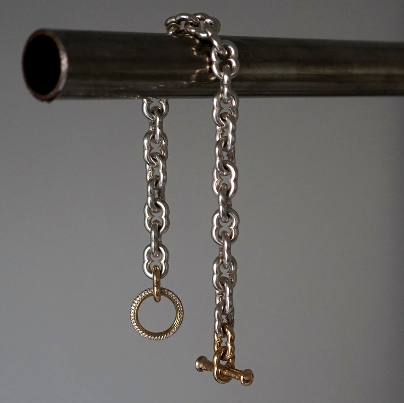 GIFTED / IMPLOSION CHAIN ​​BRACELET ROΦ2T SV_T&LPV/2P-YG