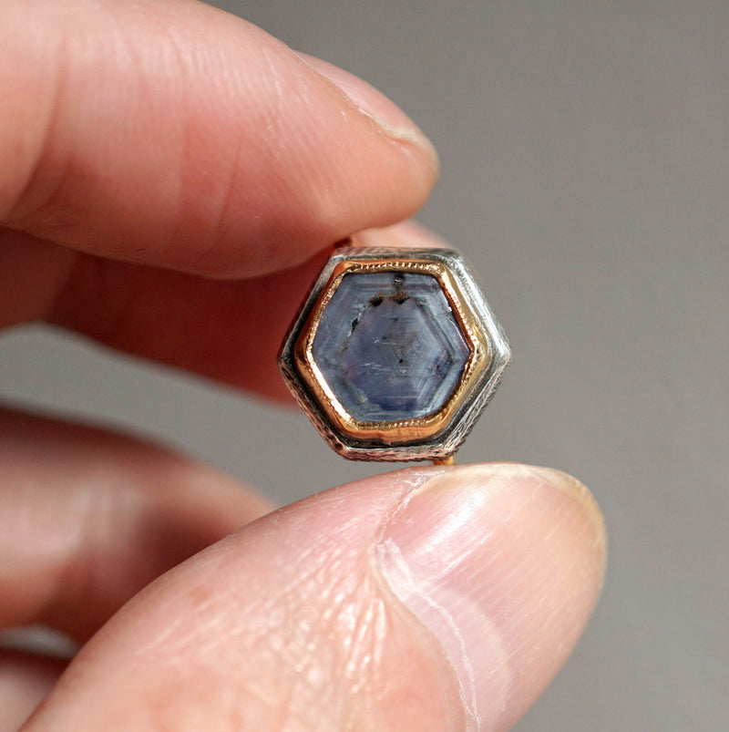 [Only posted at noon on November 4th] J&O SINRA / Natural sapphire ring (S-35)
