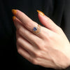 Kagann jewelry / Moroccan Taj ring サファイア