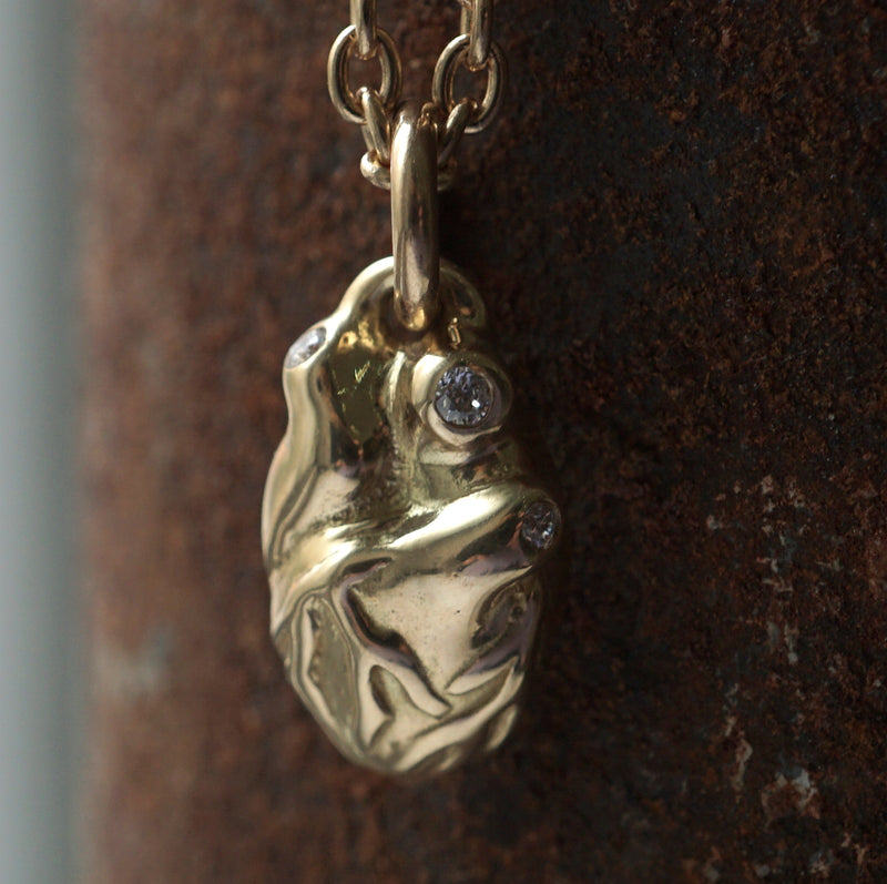 IN OUT DESIGN / K18YG Heart Pendant 3Dia