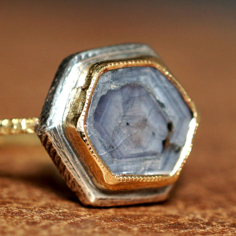 [Only posted at noon on November 4th] J&O SINRA / Natural sapphire ring (S-35)