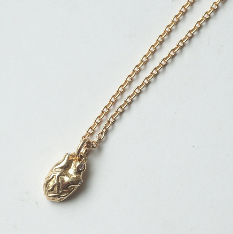 IN OUT DESIGN / K18YG Heart Pendant 3Dia