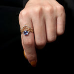 Kagann jewelry / Moroccan Taj ring サファイア