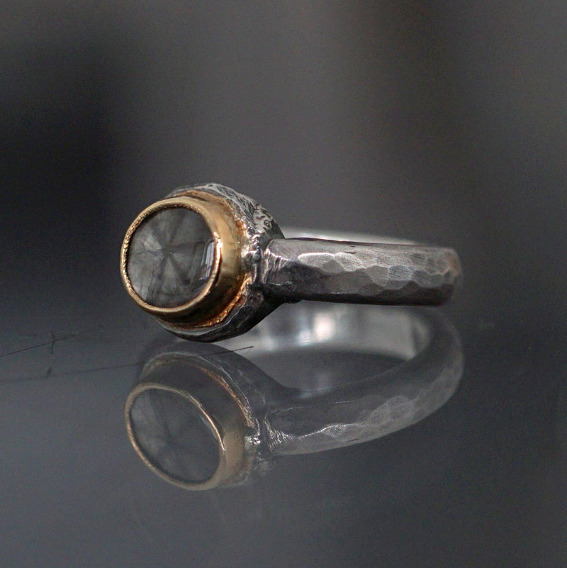 [Only available until 11/4 noon] J&O SINRA / Trapiche sapphire ring (TS-36)