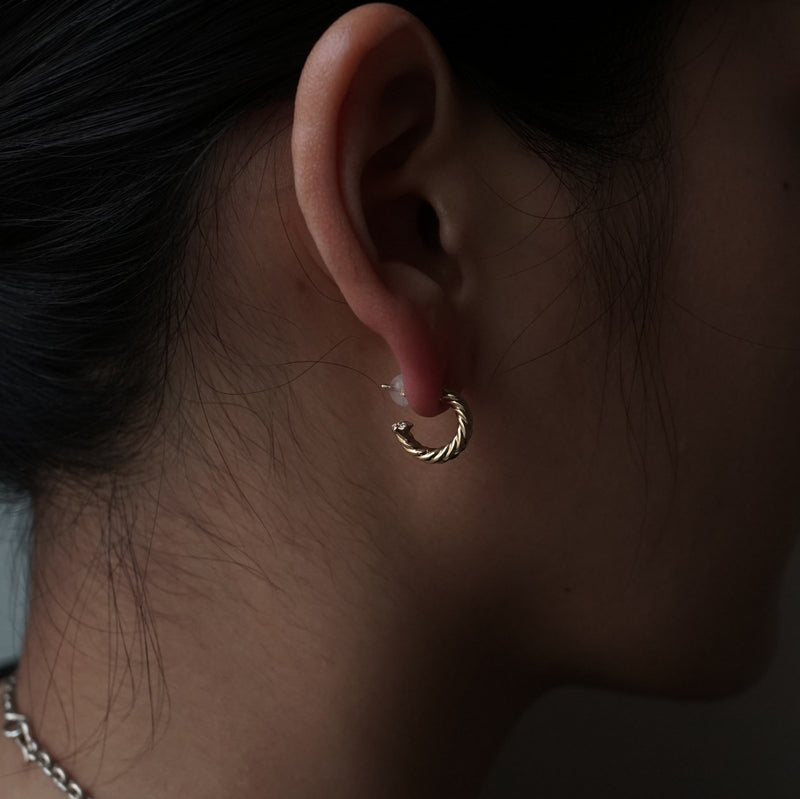 GIFTED / OPEN ROPE PIERCE K18YGD XS