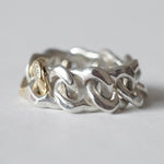 GIFTED / IMPLOSION CUBAN CHAIN ​​RING SV 1PYGD