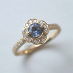 Kagann jewelry / Moroccan Flora ring Sapphire K18YG