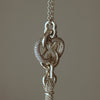 GIFTED / IMPLOSION CROSS NECKLACE TASSEL M PV（OVFC_80cm）
