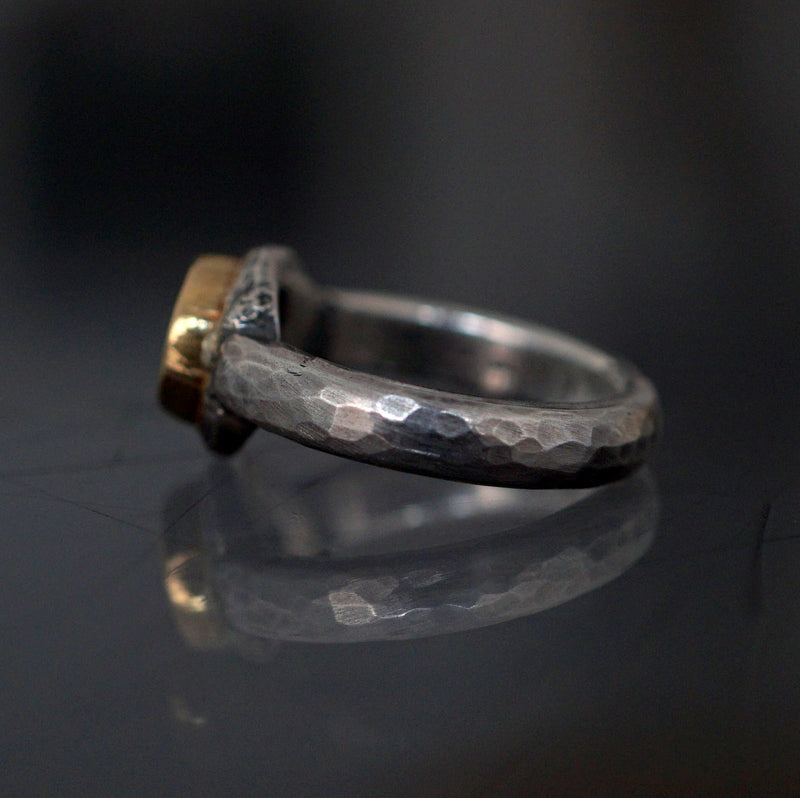 [Only available until 11/4 noon] J&O SINRA / Trapiche sapphire ring (TS-36)