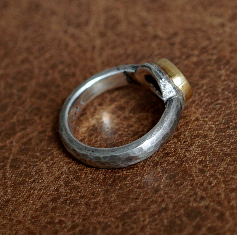[Only available until 11/4 noon] J&O SINRA / Trapiche sapphire ring (TS-36)