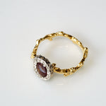 【-10/19限定】Curva ｙ Ruri JEWELRY/トラピッチェルビー・ダイヤモンドリング