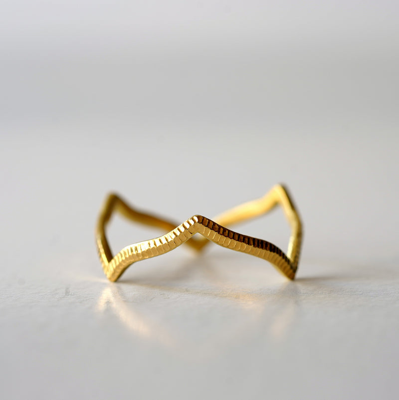 GICLAT / BIG WAVE Ring K18YG