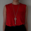 GIFTED / IMPLOSION CROSS NECKLACE TASSEL S (OVFC_80cm)