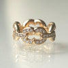 GIFTED / 4LINKED IMPLOSION CHAIN RING YGPV