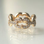GIFTED / 4LINKED IMPLOSION CHAIN RING YGPV