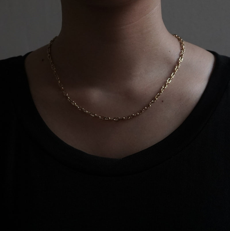 GIFTED / K18YG IMPLOSION NECK CHAIN ​​OVΦ1H YG-2PD