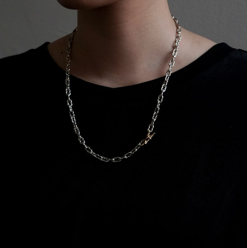 GIFTED / IMPLOSION NECK CHAIN ​​ROV Φ1.5T 52cm SV_T&L/2P-YG