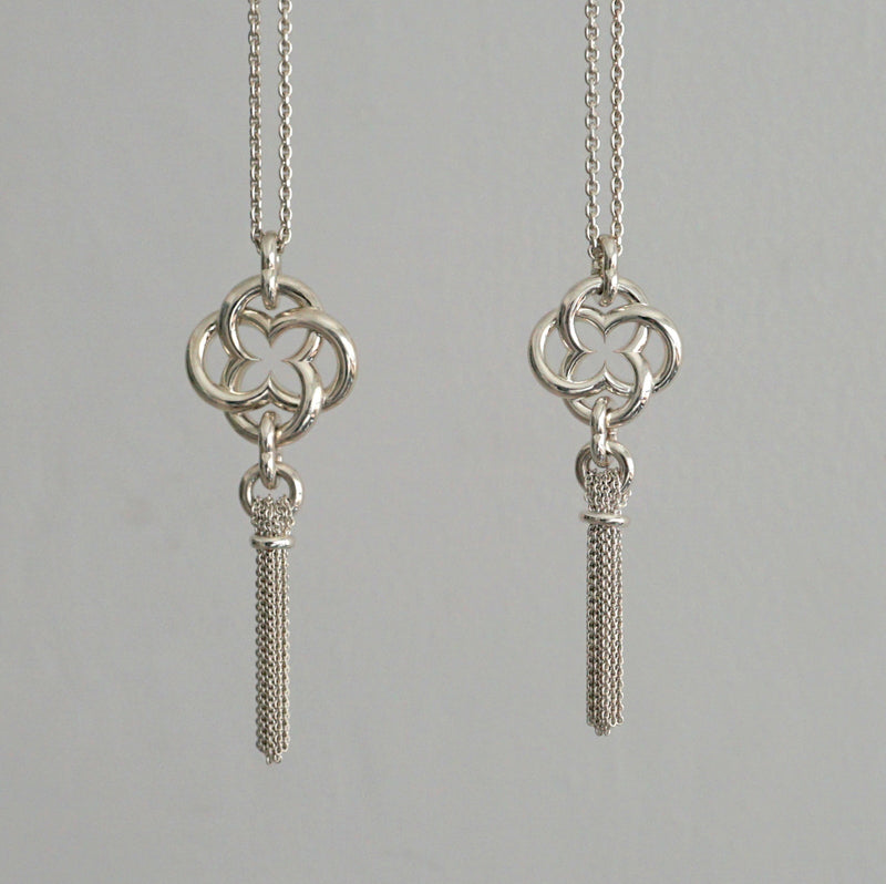 GIFTED / IMPLOSION CROSS NECKLACE TASSEL S（OVFC_80cm）
