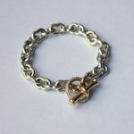 GIFTED / IMPLOSION CHAIN ​​BRACELET ROΦ2.5T SV_T&LPV/2P-YG