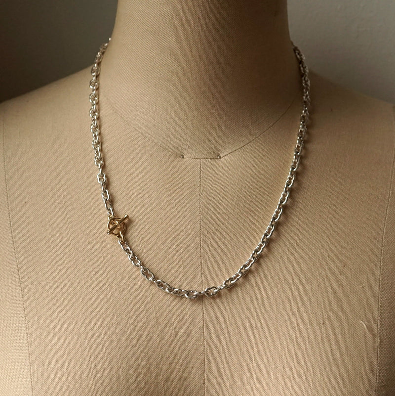 GIFTED / IMPLOSION NECK CHAIN ​​ROV Φ1.5T 52cm SV_T&L/2P-YG