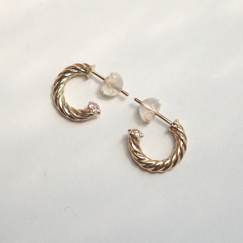 GIFTED / OPEN ROPE PIERCE K18YGD XS