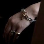 GIFTED / IMPLOSION CHAIN ​​BRACELET ROΦ3T SV_T&LPV/2P-YG