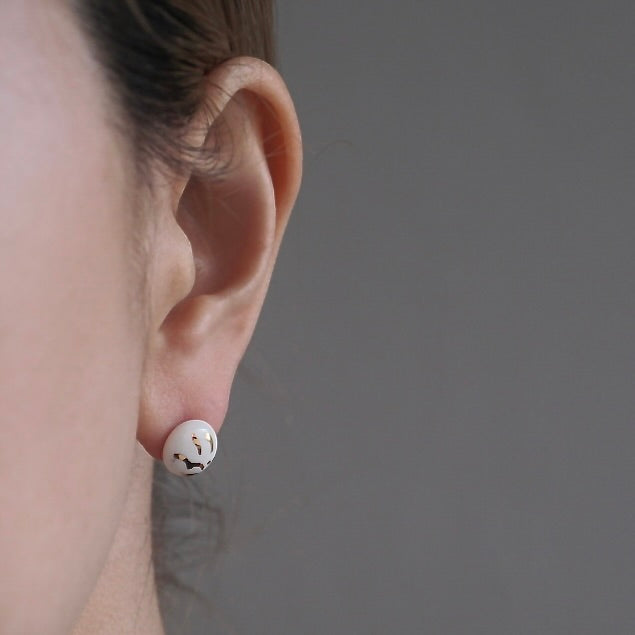 Kimiko Suzuki / Drawing + PP Earrings F