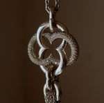GIFTED / IMPLOSION CROSS NECKLACE TASSEL M PV（OVFC_80cm）