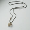 IN OUT DESIGN / K18YG Cherub Pendant Dia × K18YG Penis T-Bar Twist Chain Necklace