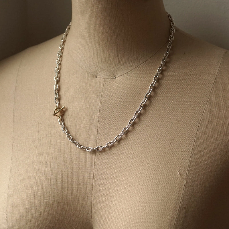 GIFTED / IMPLOSION NECK CHAIN ​​ROV Φ1.5T 52cm SV_T&L/2P-YG