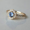 Kagann jewelry / Moroccan Flora ring Sapphire K18YG