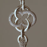 GIFTED / IMPLOSION CROSS NECKLACE TASSEL M PV（OVFC_80cm）