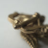 IN OUT DESIGN / K18YG Cherub Pendant Dia × K18YG Penis T-Bar Twist Chain Necklace