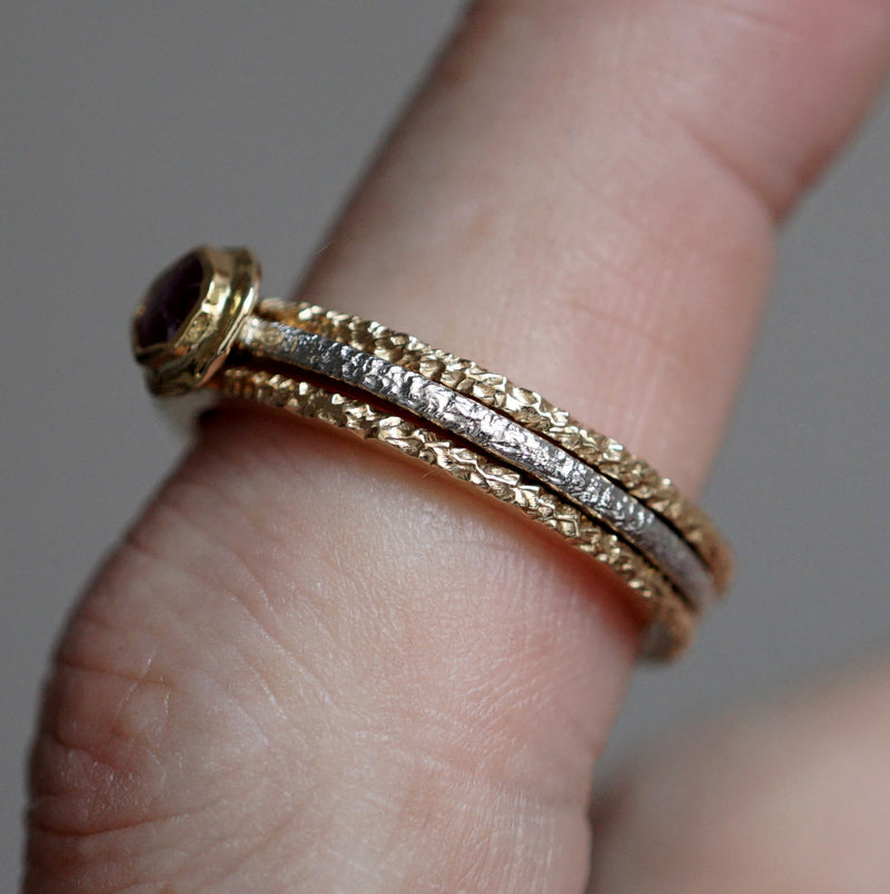 [~11/4 noon limited release] J&O SINRA / K18YG DOUBLE GUARD RING